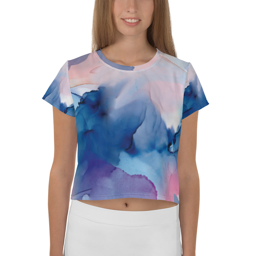 SUPA All-Over Print Crop Tee