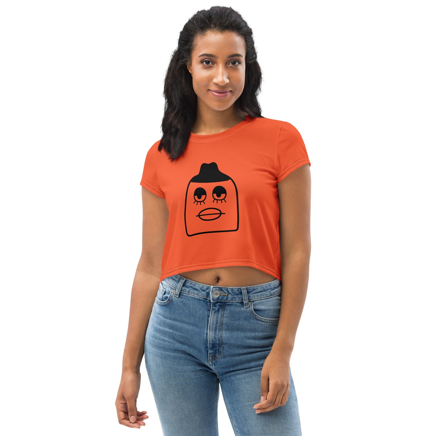 SUPA All-Over Print Crop Tee