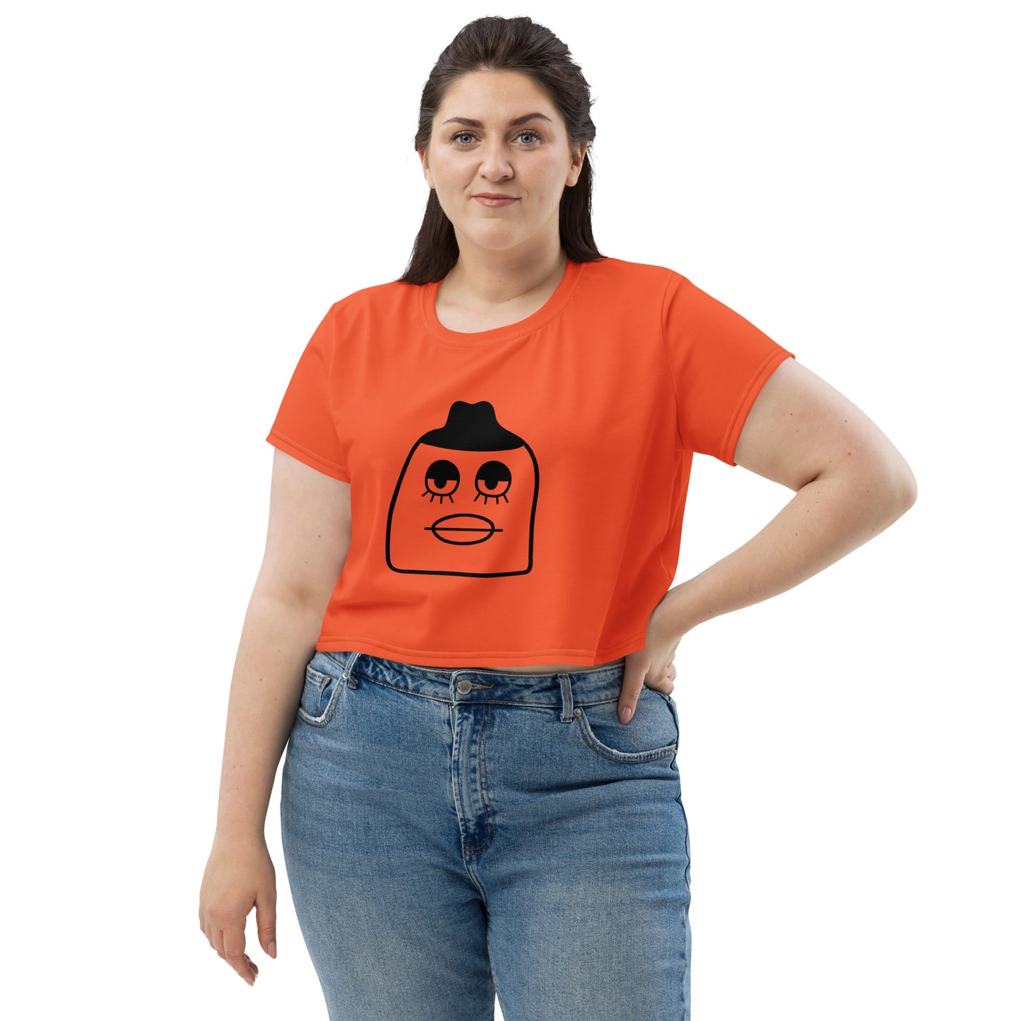 SUPA All-Over Print Crop Tee