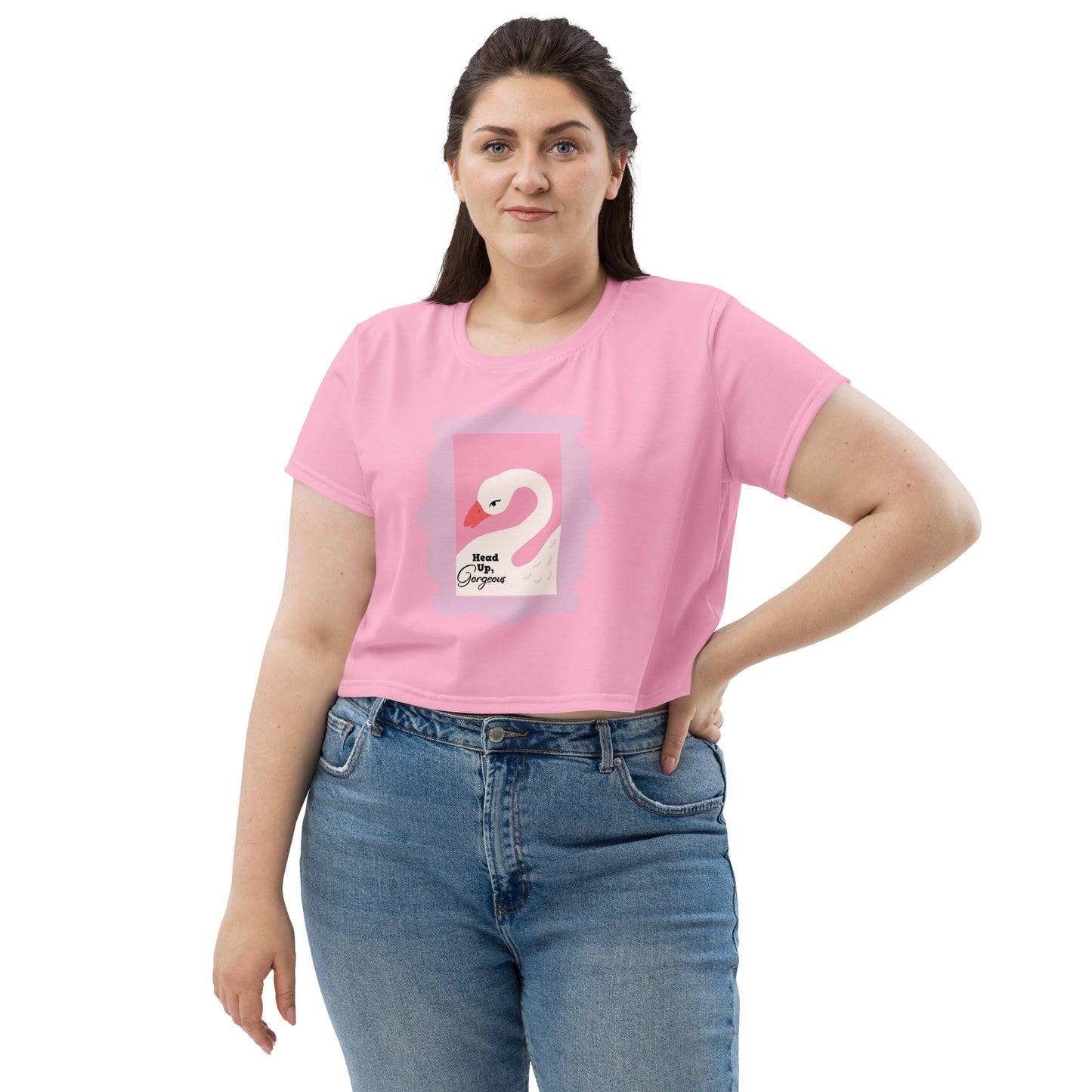 All-Over Print Crop Tee