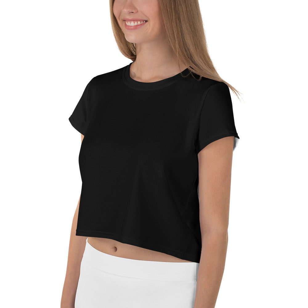 Voyea All-Over Print Crop Tee