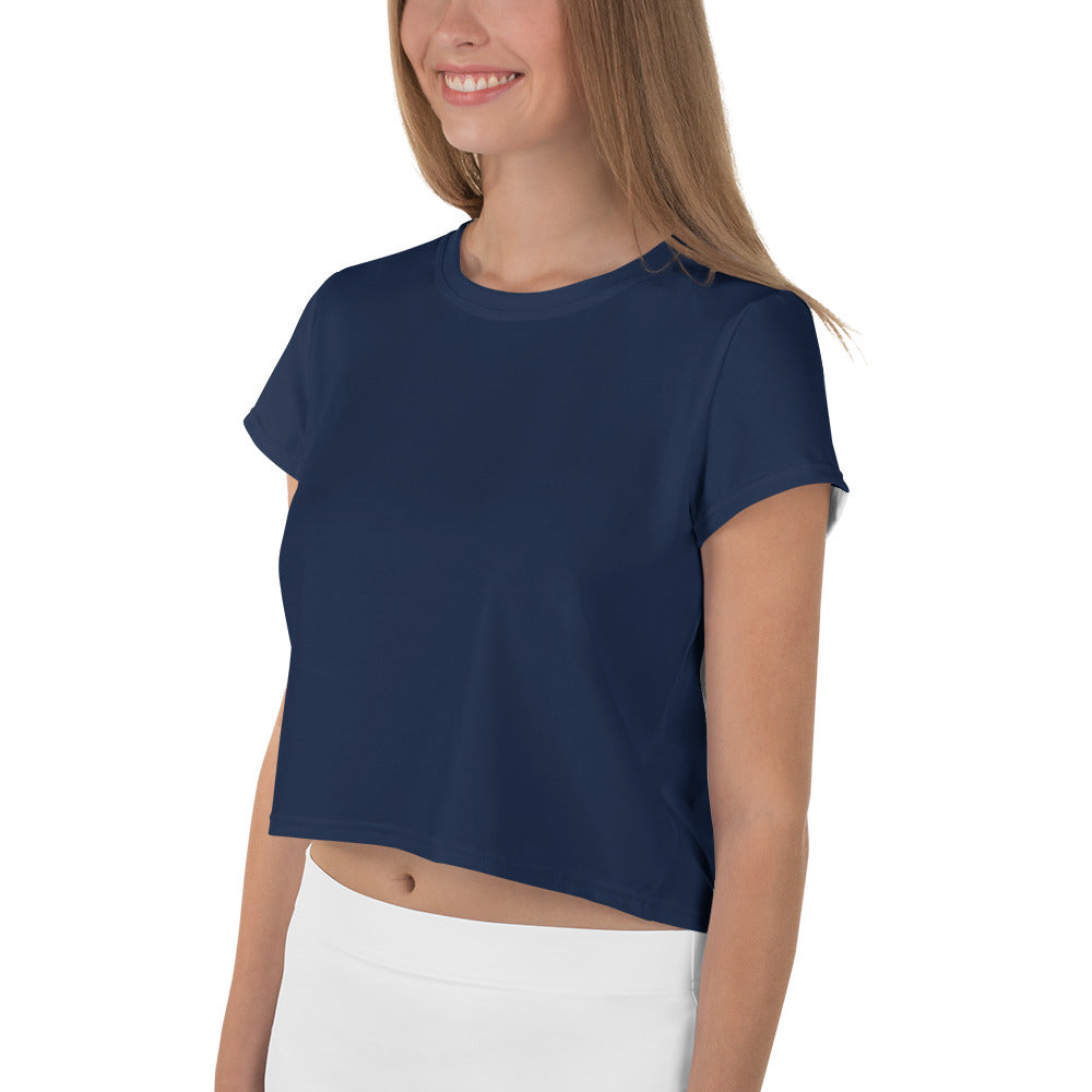 Voyea All-Over Print Crop Tee