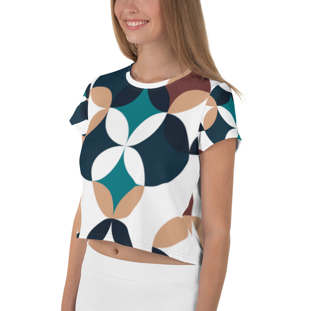 SUPA All-Over Print Crop Tee