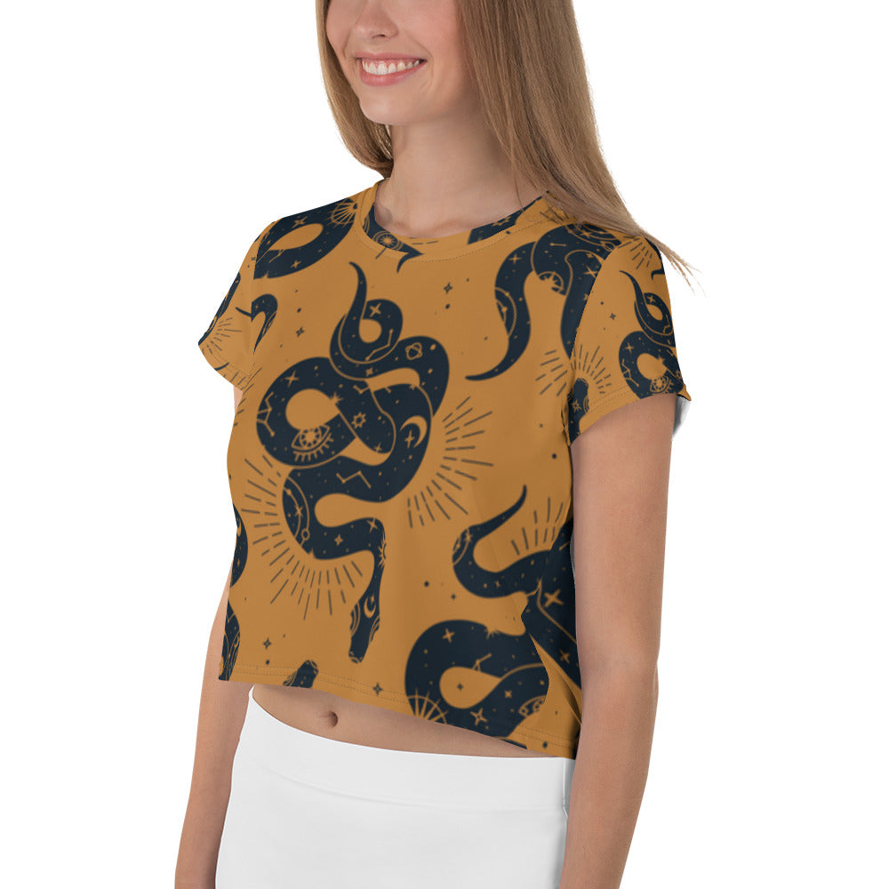 SUPA All-Over Print Crop Tee