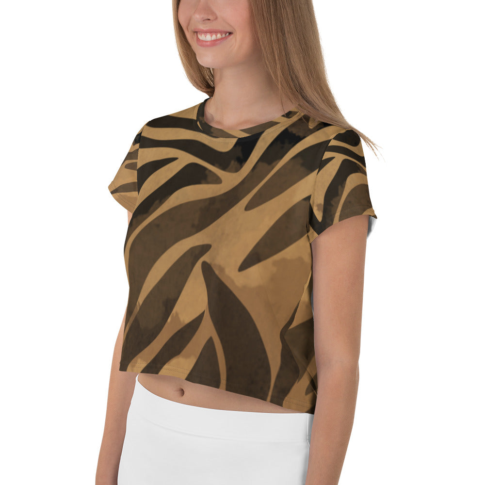 SUPA All-Over Print Crop Tee