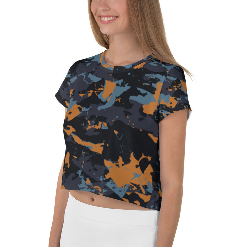 SUPA All-Over Print Crop Tee
