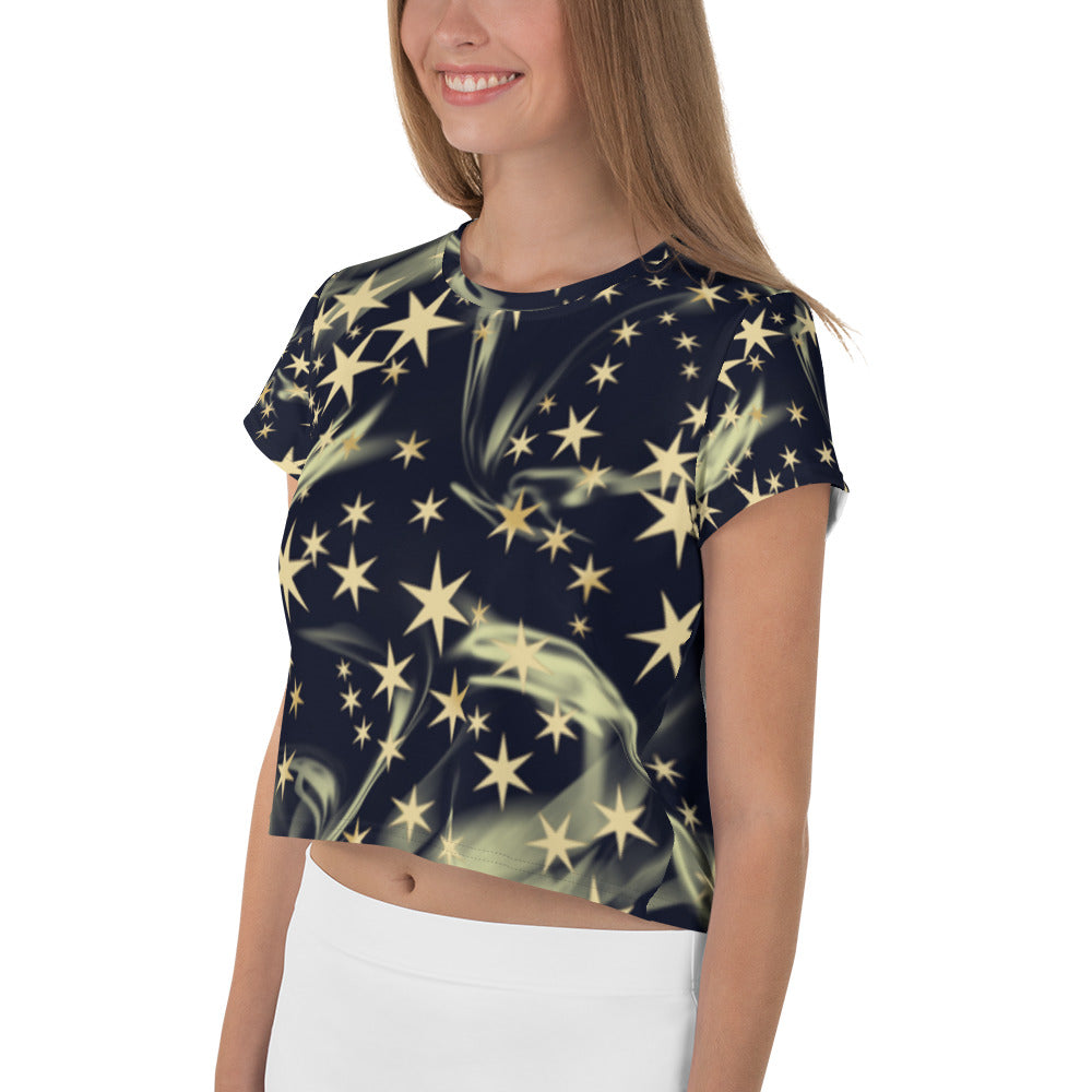 SUPA All-Over Print Crop Tee