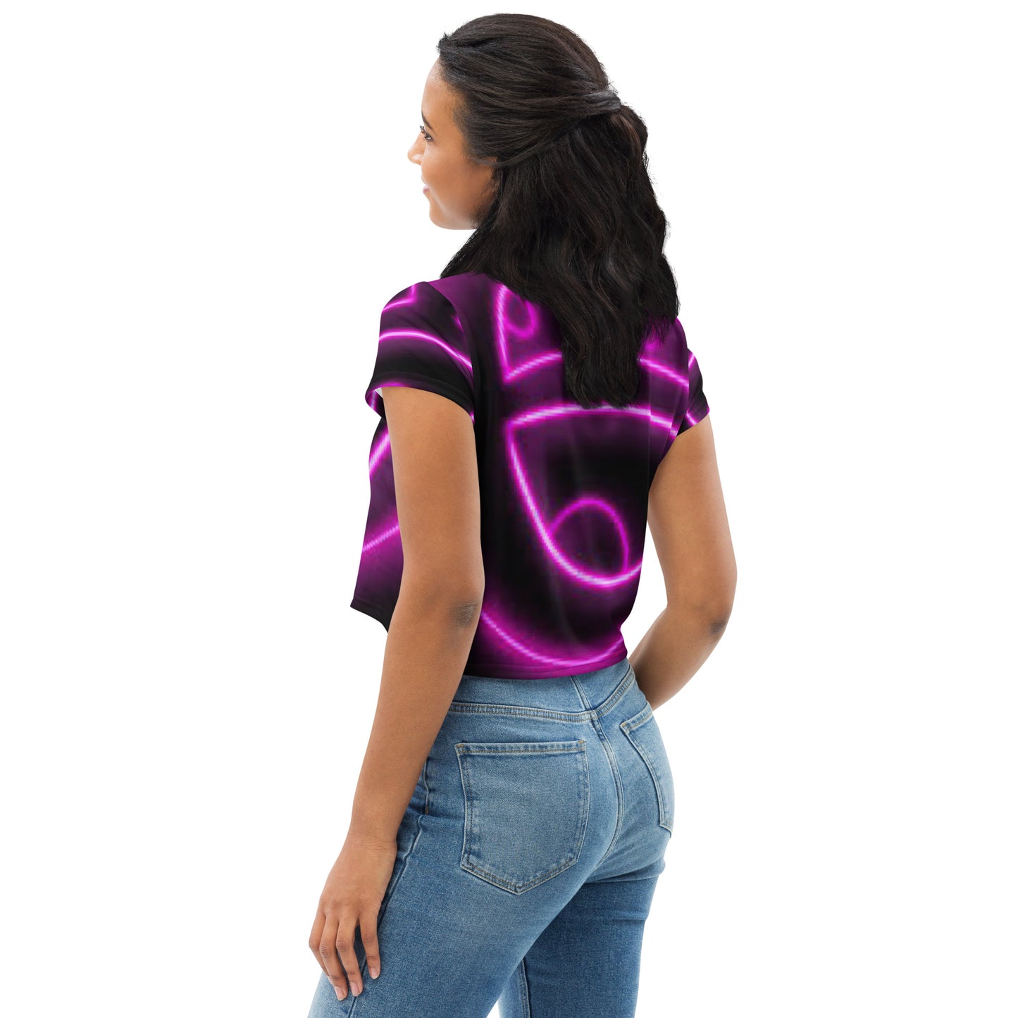 SUPA All-Over Print Crop Tee