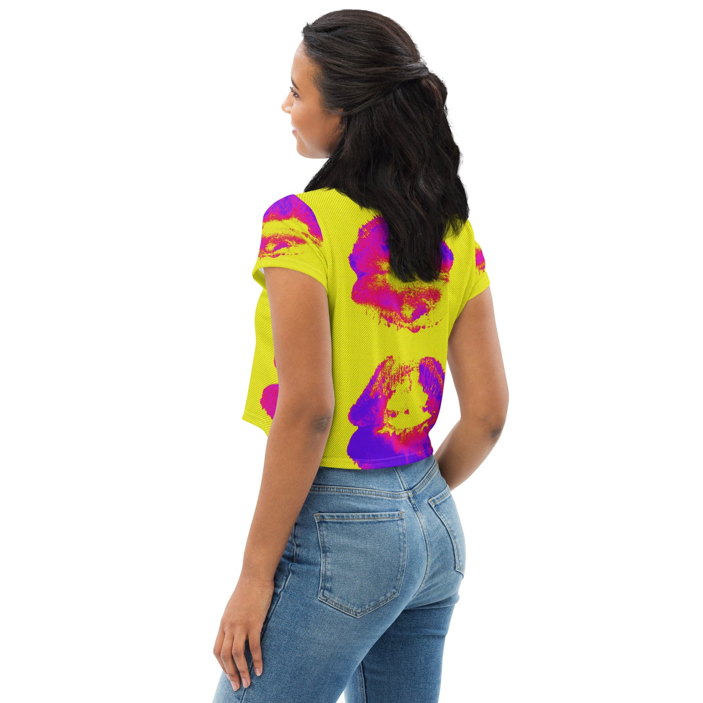 SUPA All-Over Print Crop Tee
