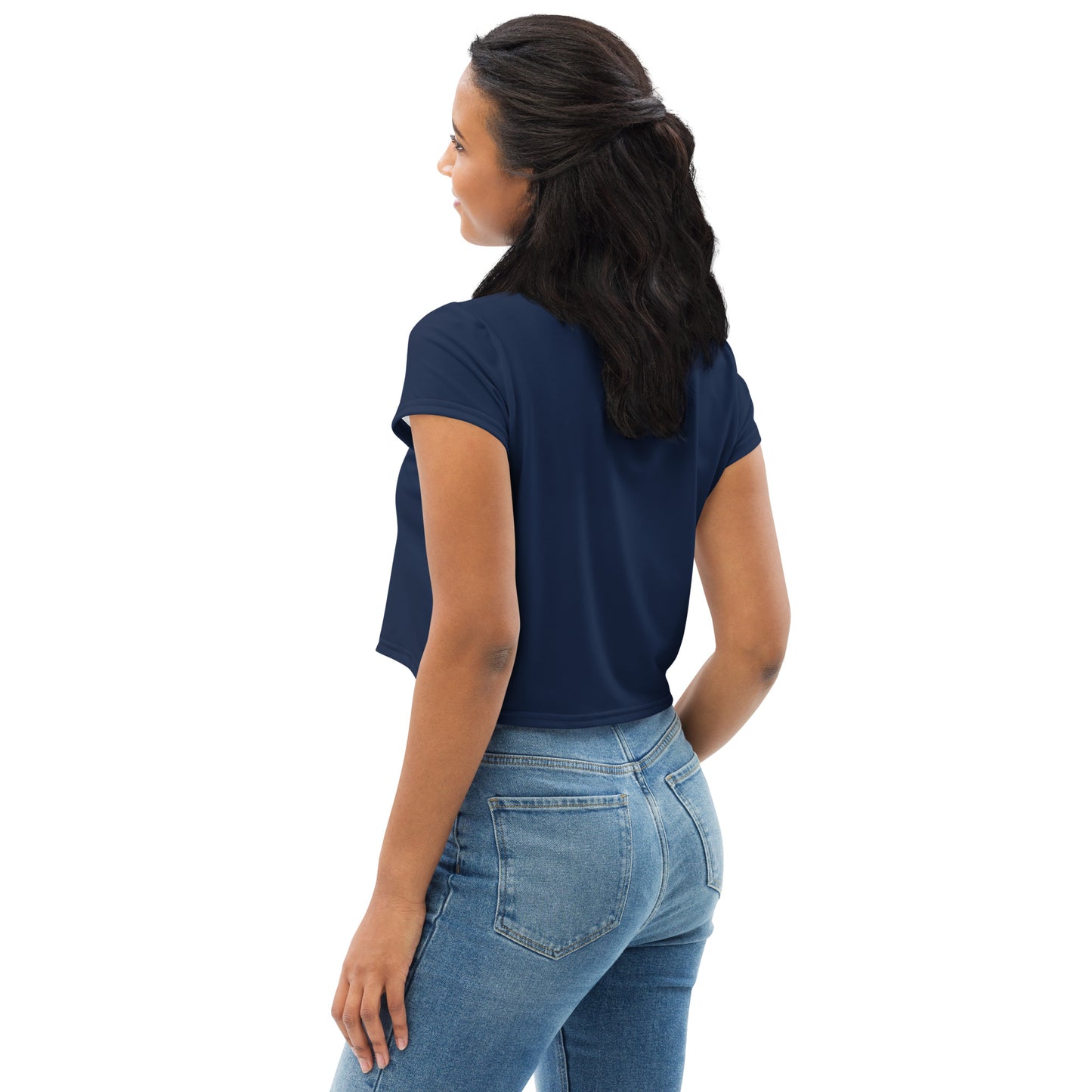 Voyea All-Over Print Crop Tee