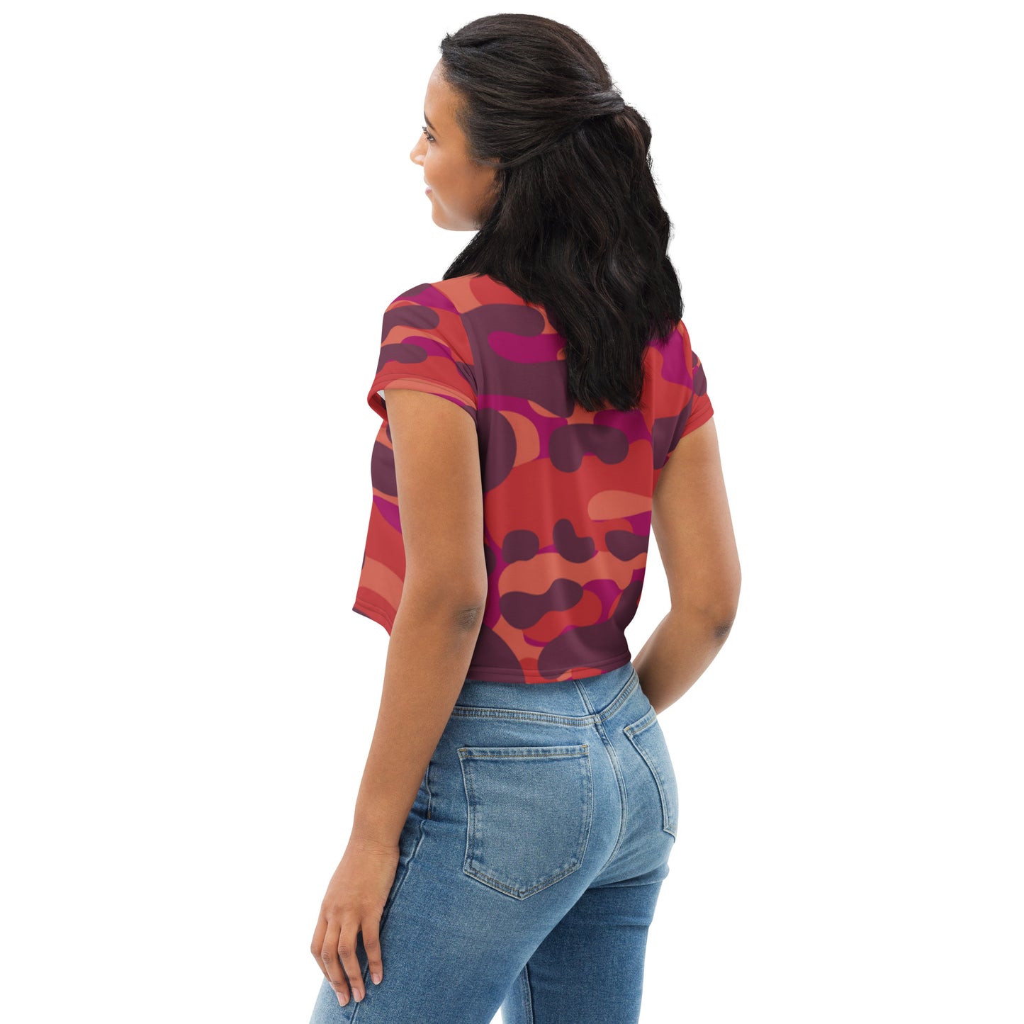SUPA All-Over Print Crop Tee