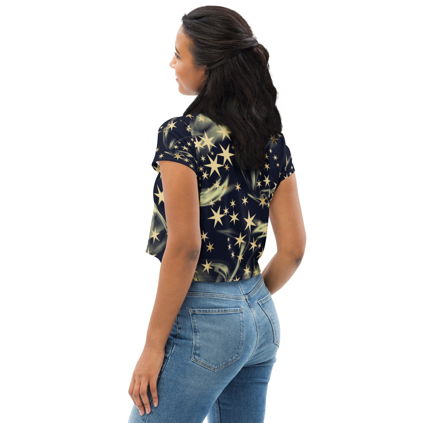 SUPA All-Over Print Crop Tee