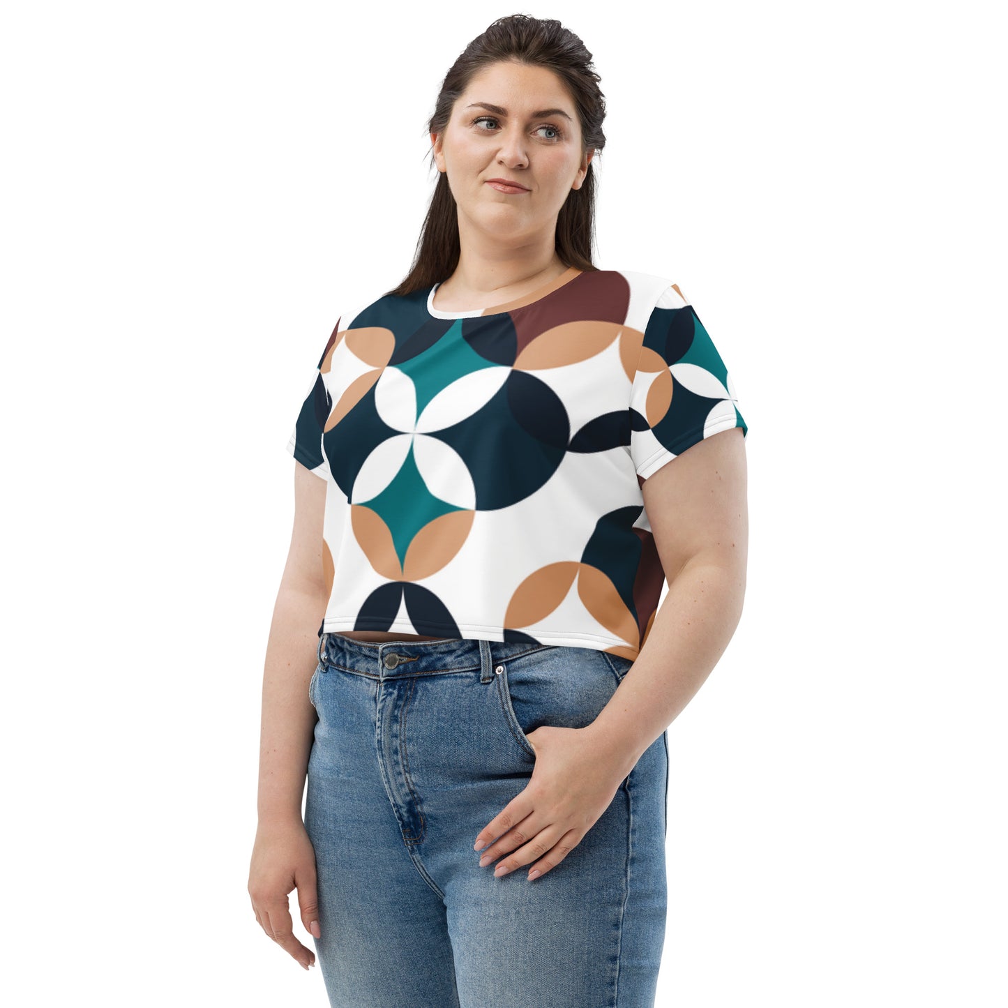 SUPA All-Over Print Crop Tee