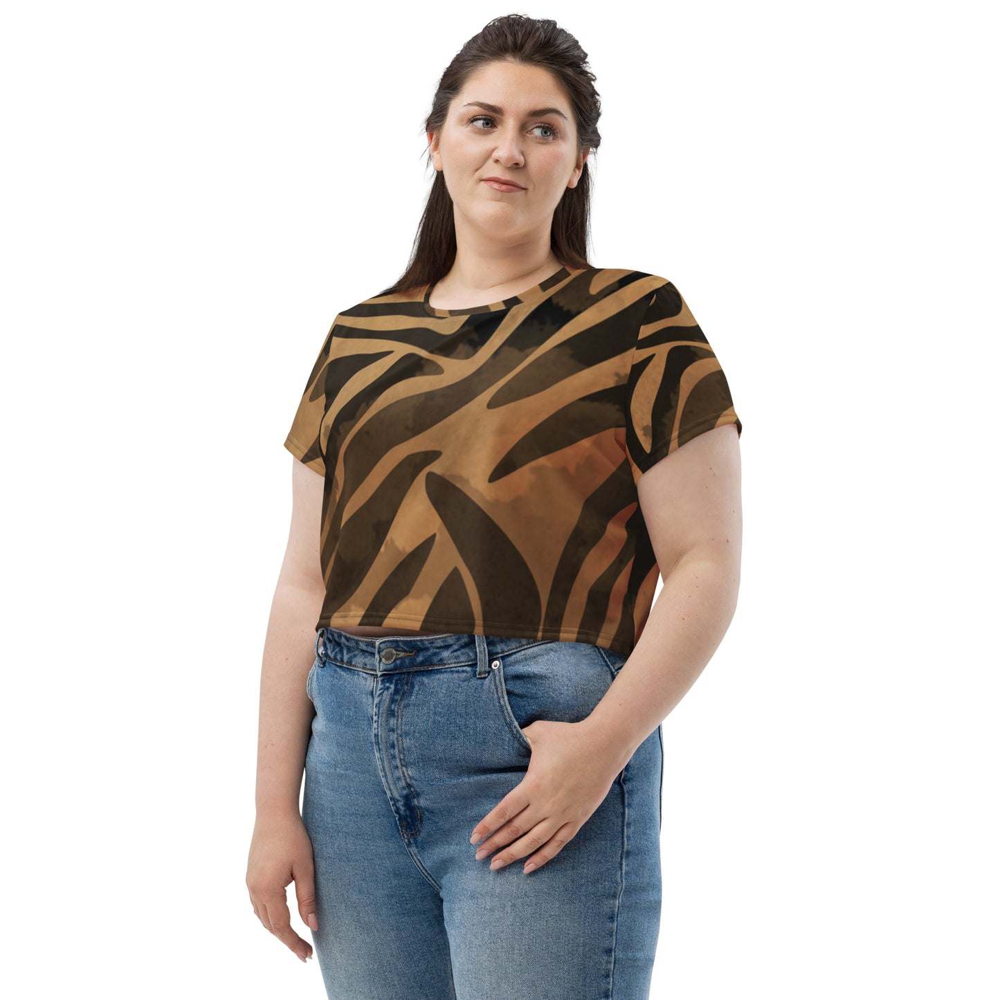 SUPA All-Over Print Crop Tee