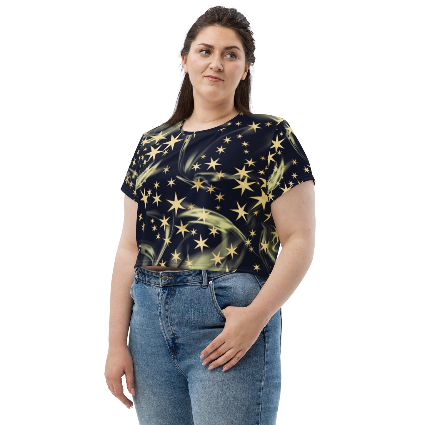 SUPA All-Over Print Crop Tee