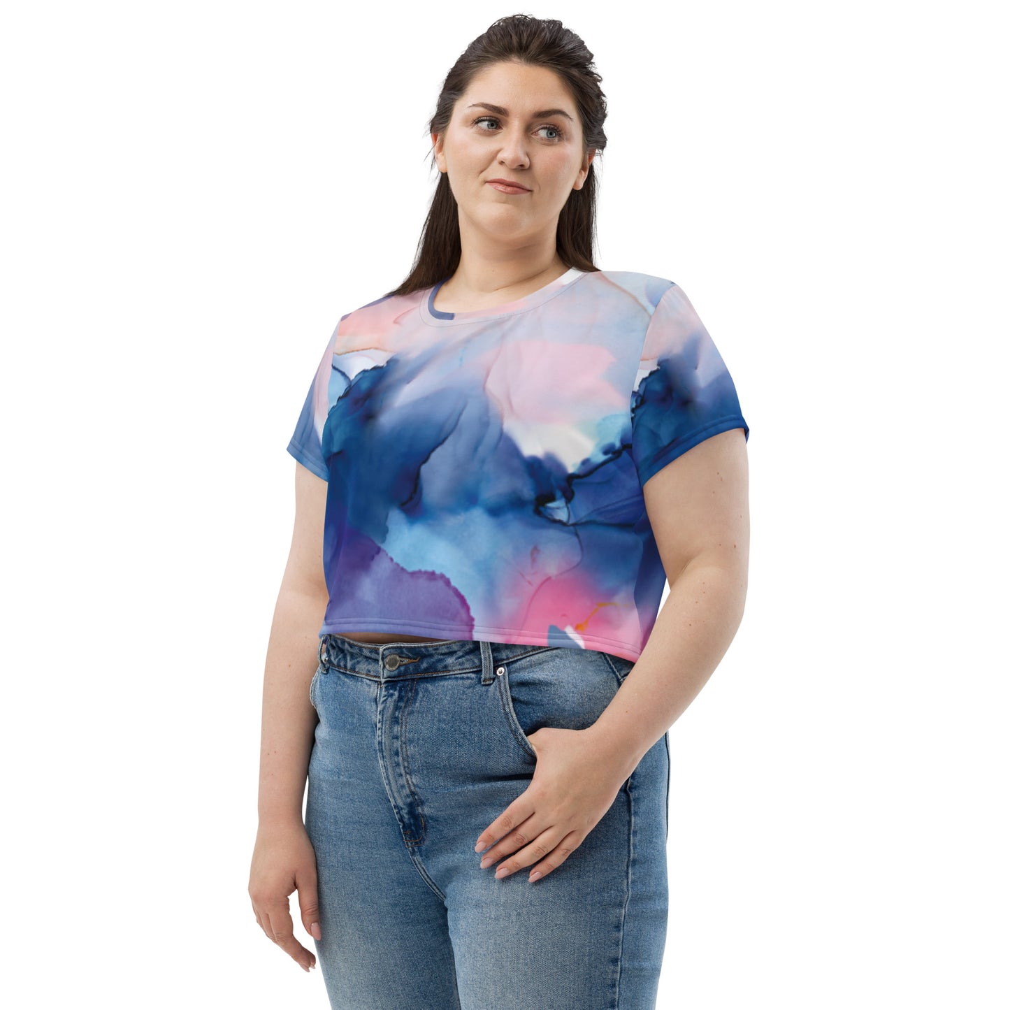 SUPA All-Over Print Crop Tee
