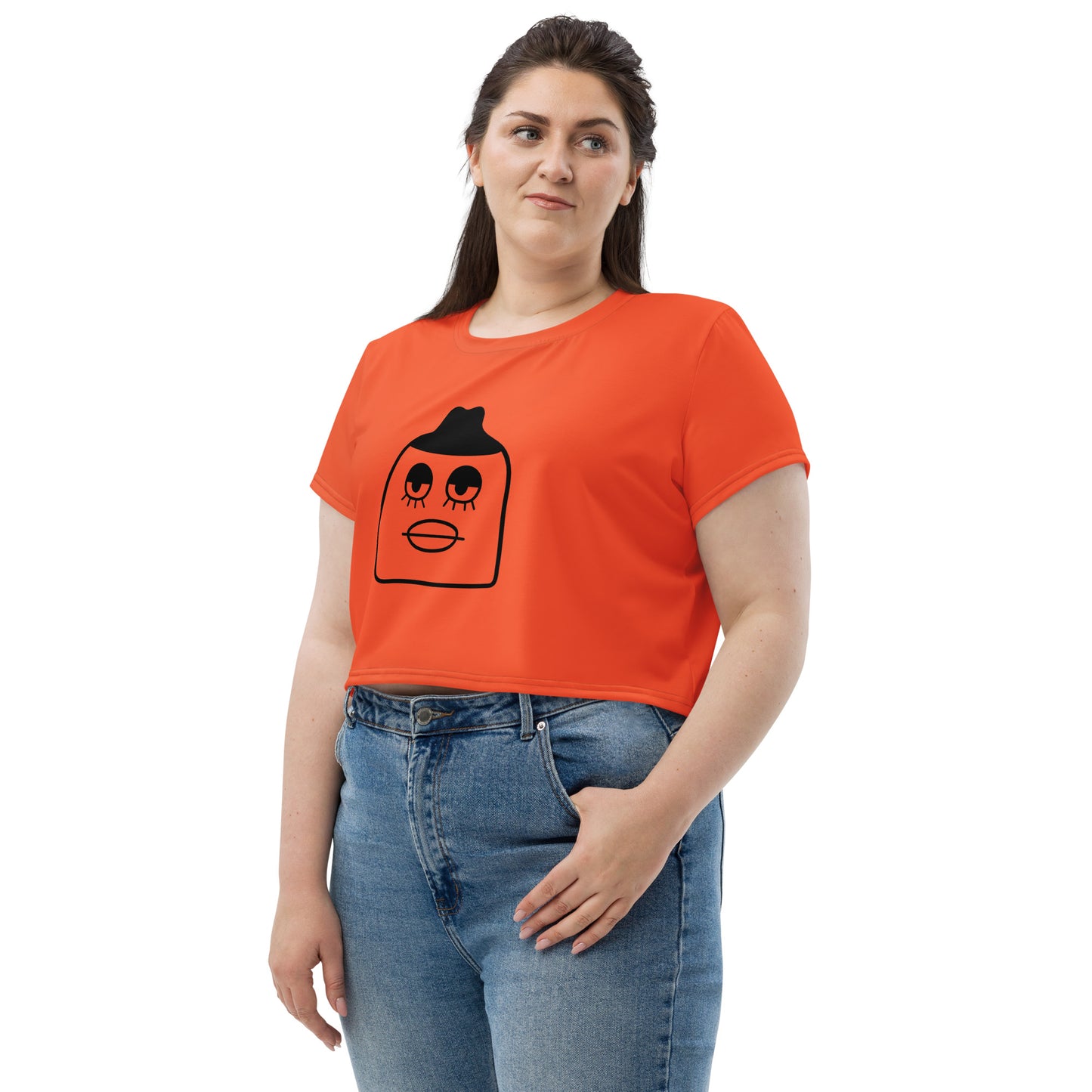 SUPA All-Over Print Crop Tee