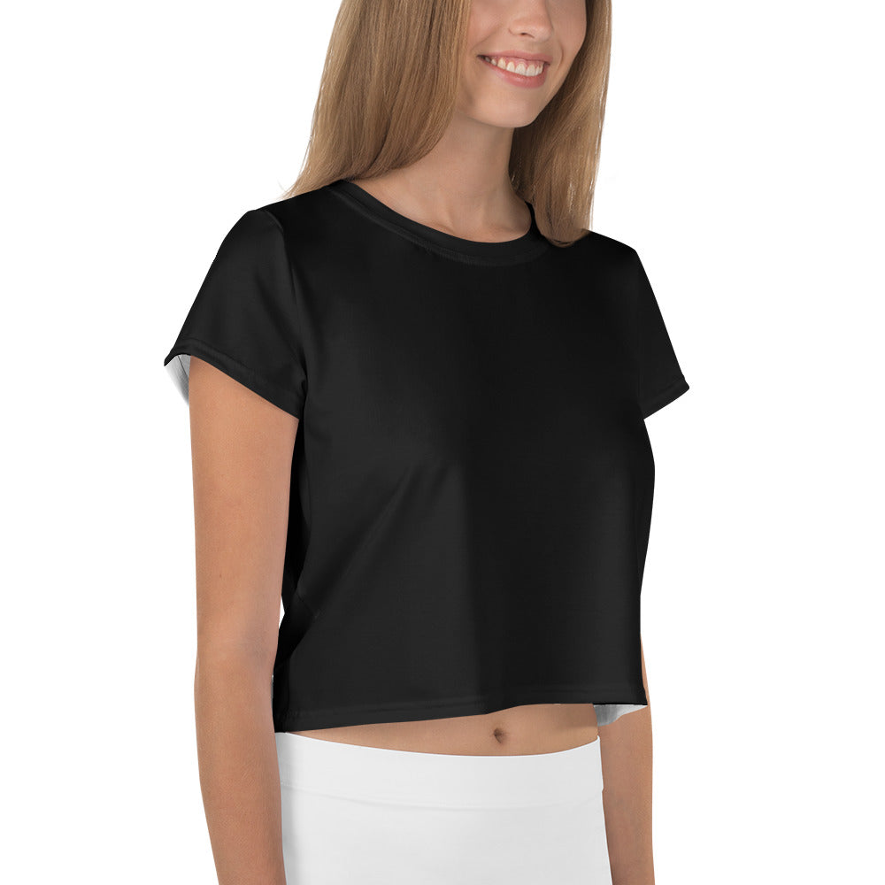 Voyea All-Over Print Crop Tee