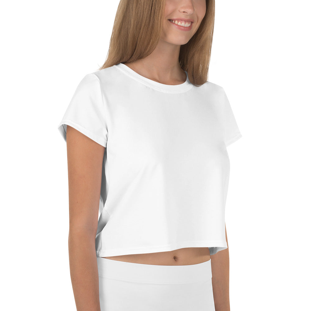 Voyea All-Over Print Crop Tee