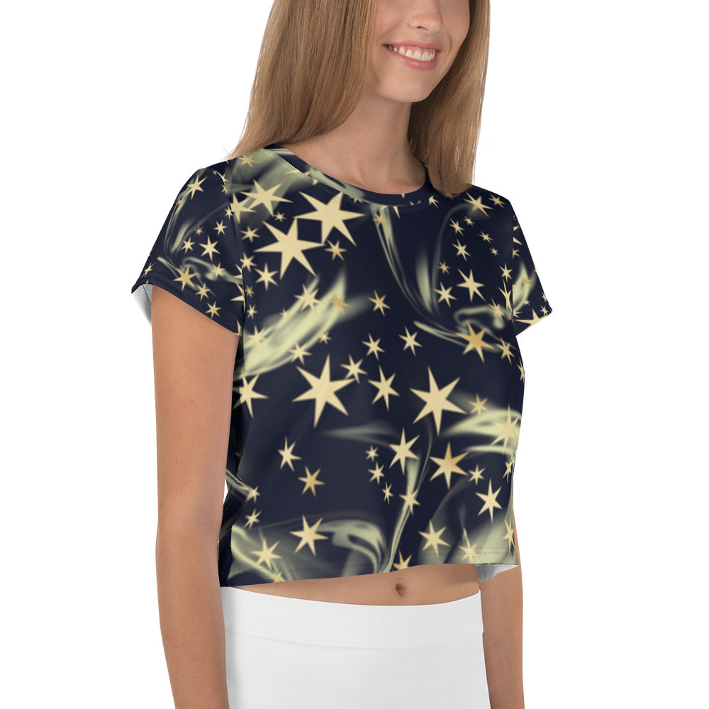 SUPA All-Over Print Crop Tee