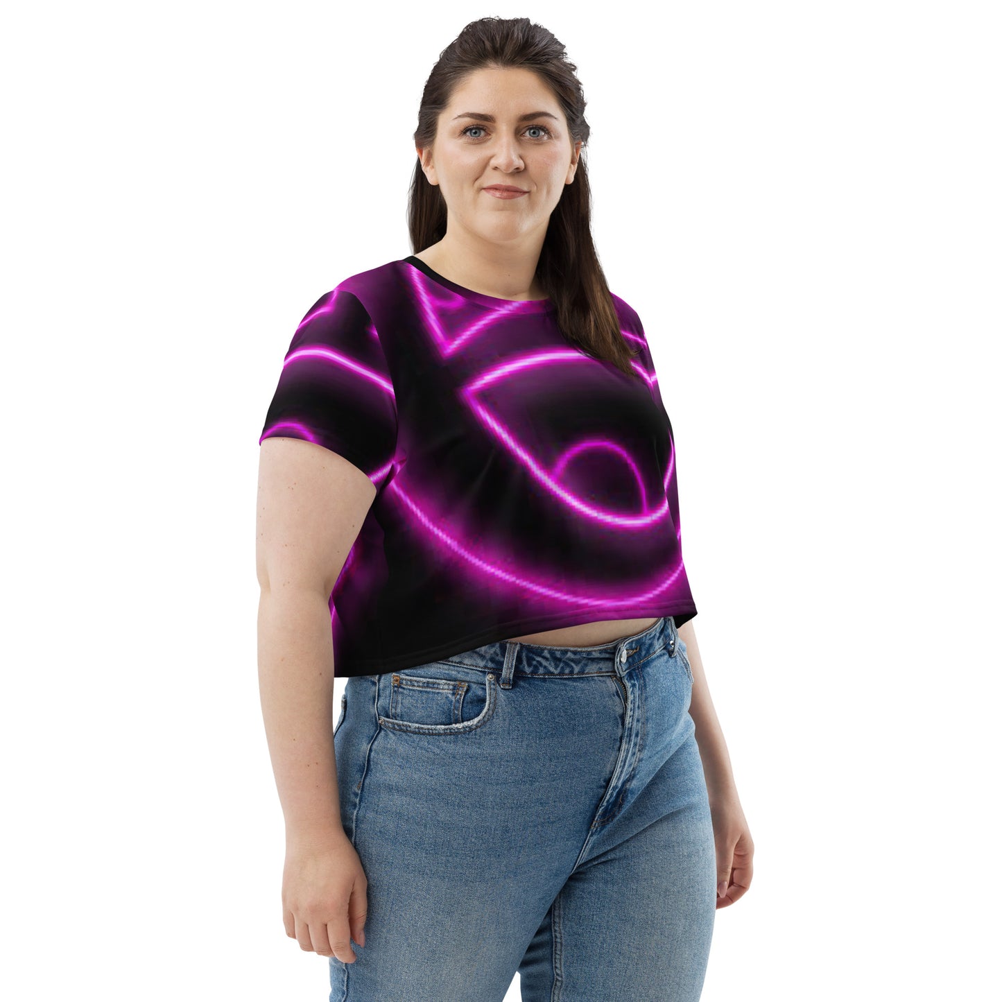 SUPA All-Over Print Crop Tee