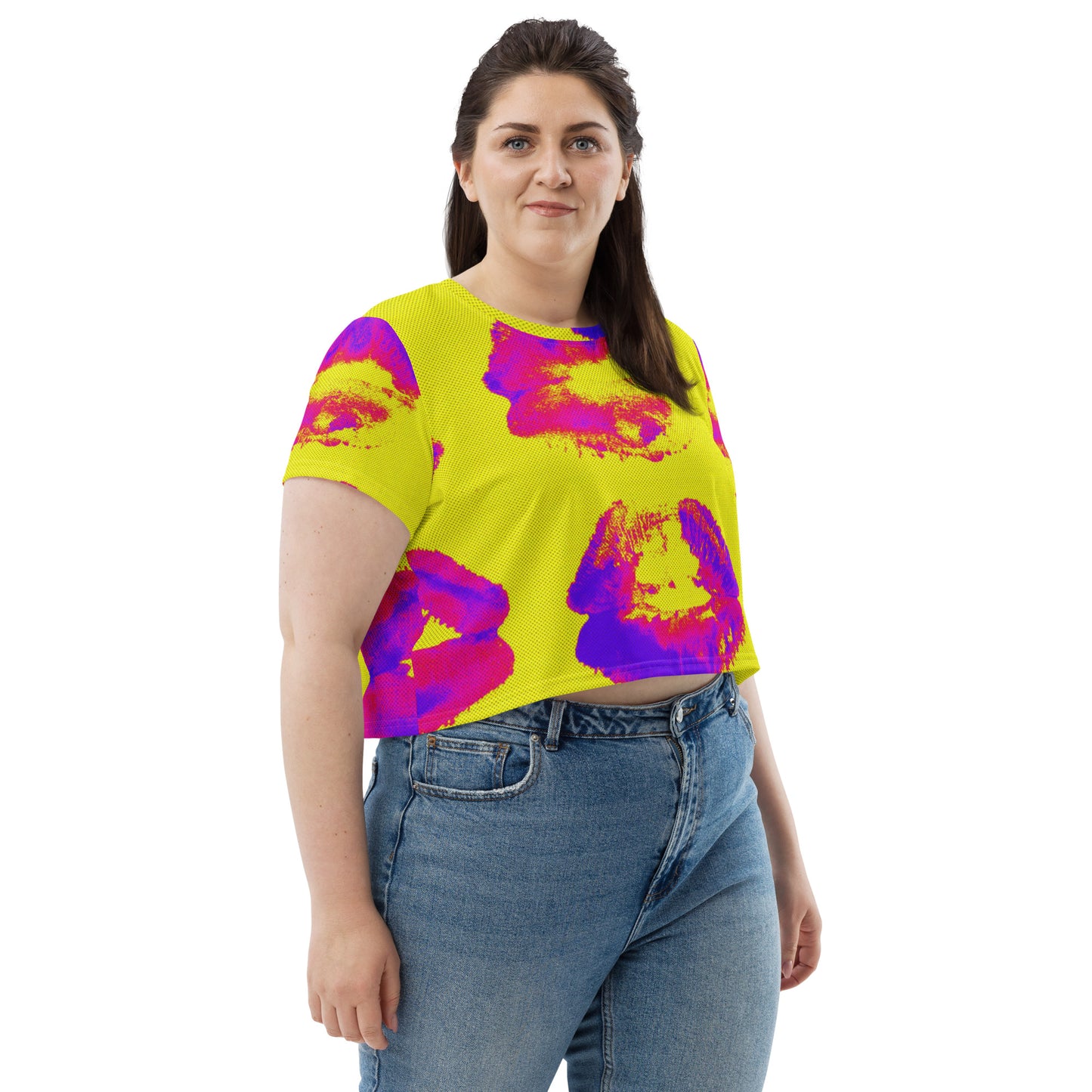 SUPA All-Over Print Crop Tee