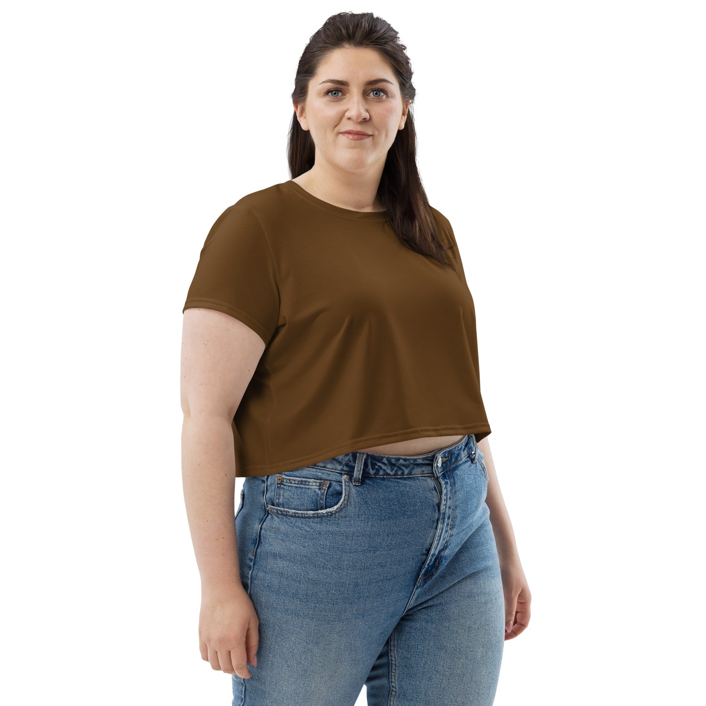Voyea All-Over Print Crop Tee