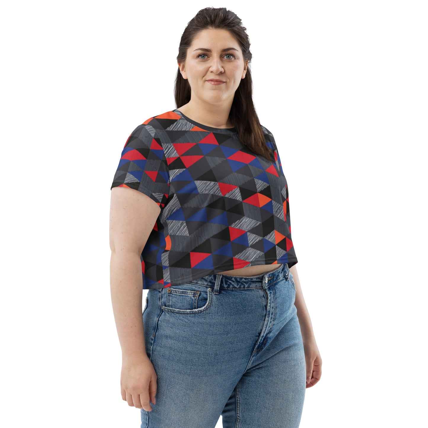 SUPA All-Over Print Crop Tee