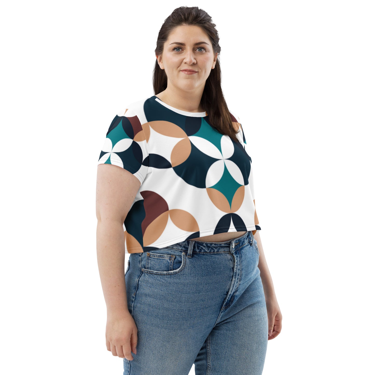 SUPA All-Over Print Crop Tee