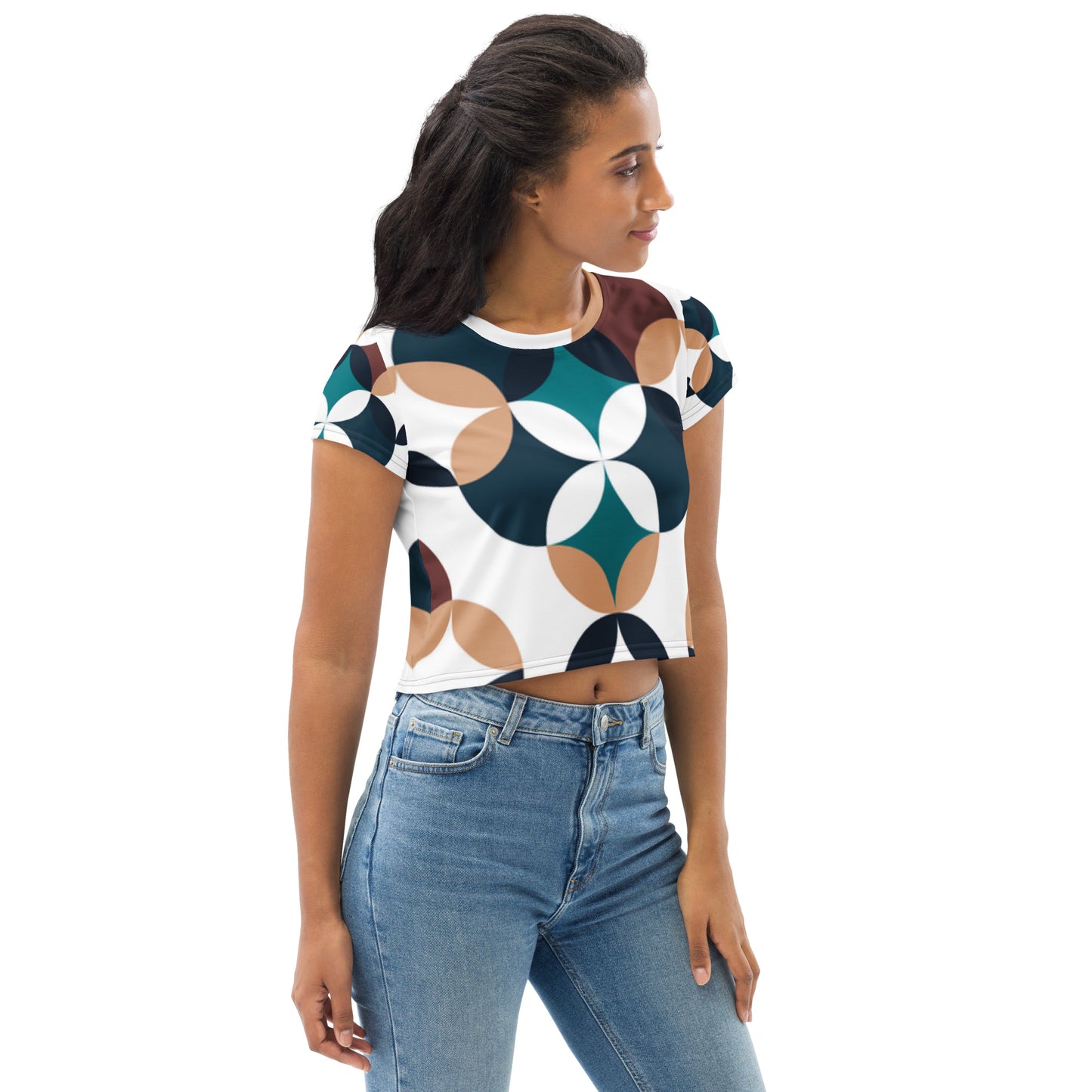 SUPA All-Over Print Crop Tee