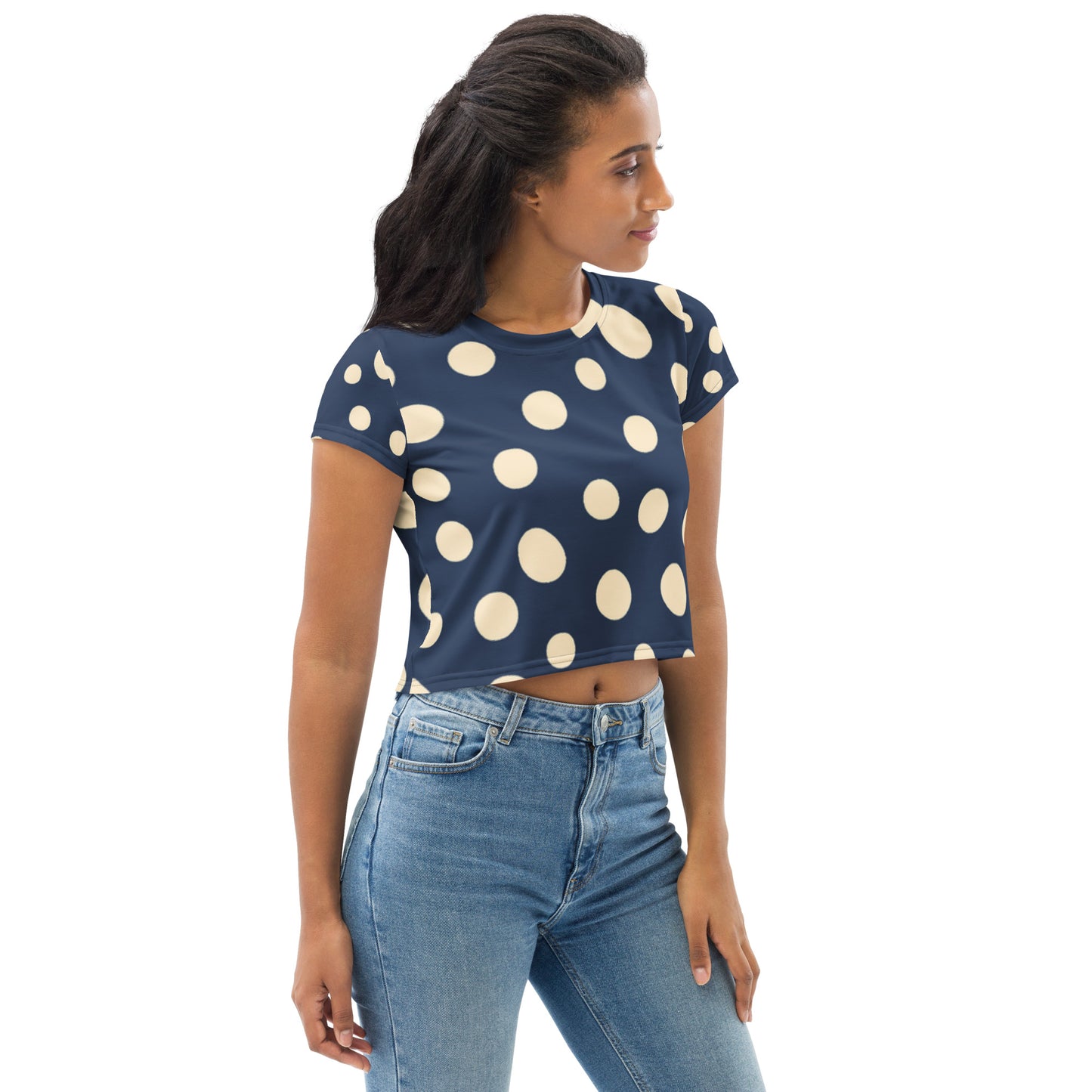 SUPA All-Over Print Crop Tee