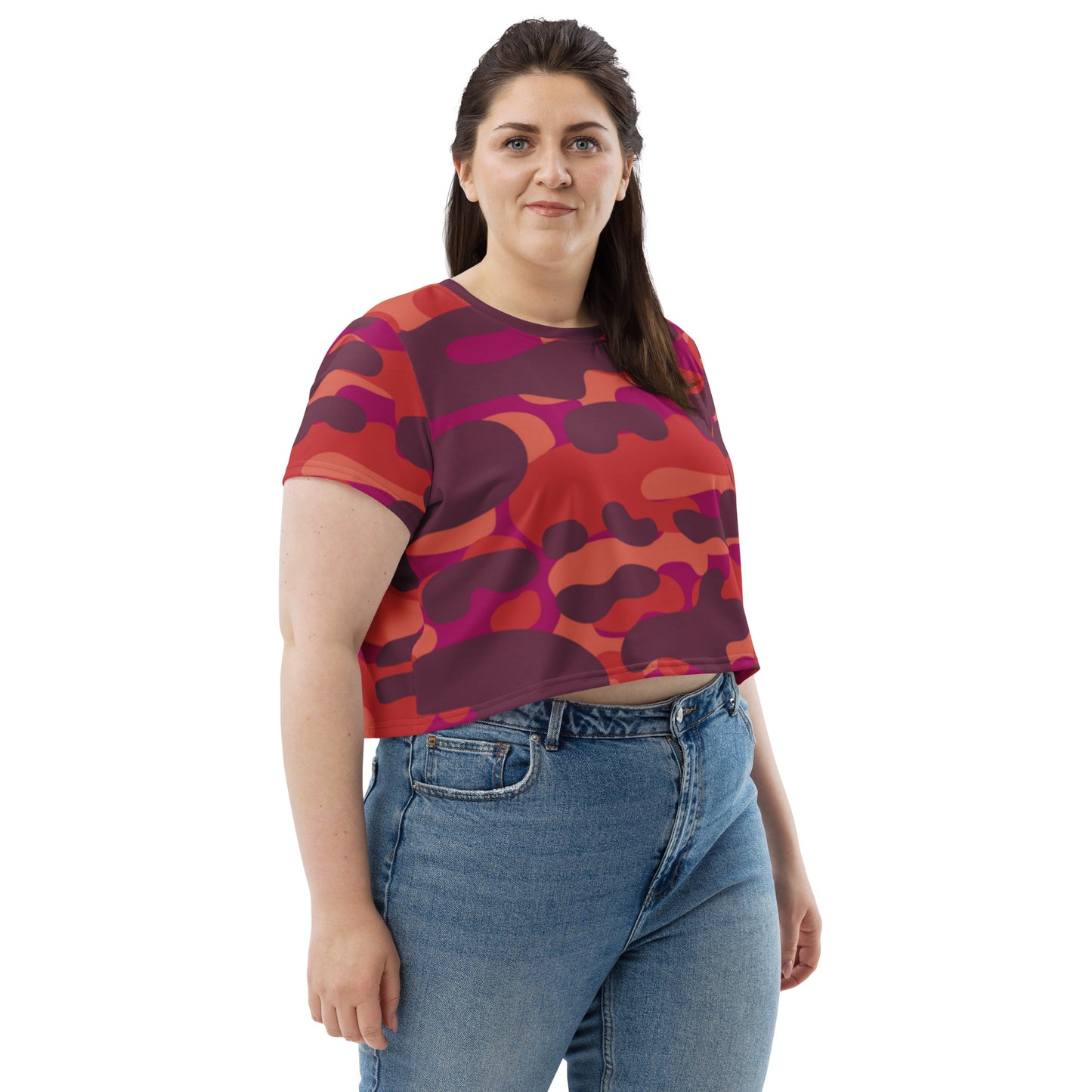 SUPA All-Over Print Crop Tee