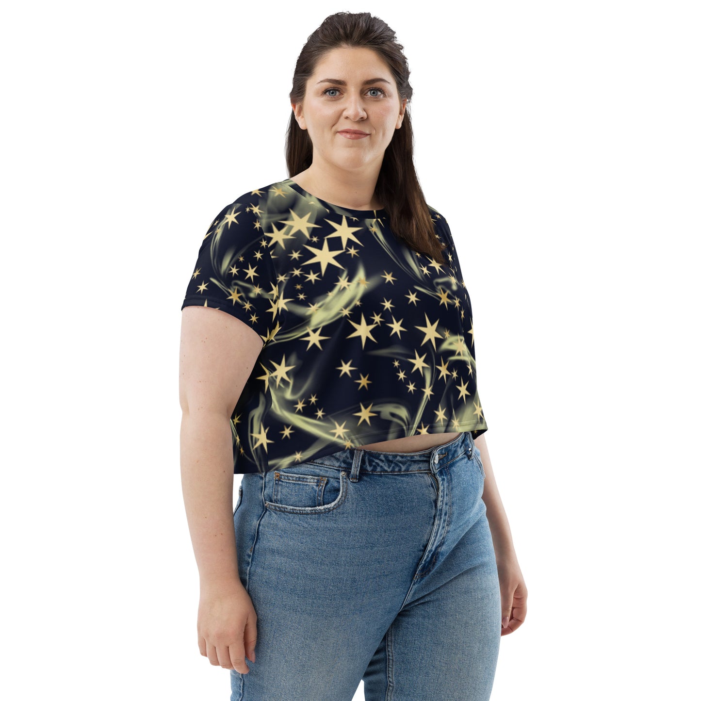 SUPA All-Over Print Crop Tee