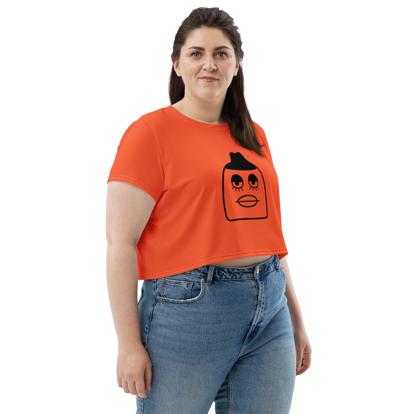 SUPA All-Over Print Crop Tee