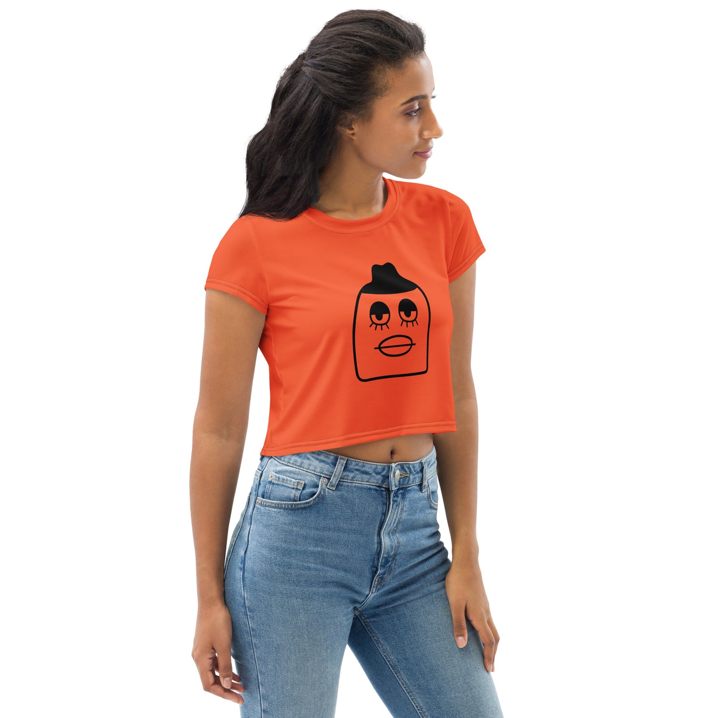SUPA All-Over Print Crop Tee
