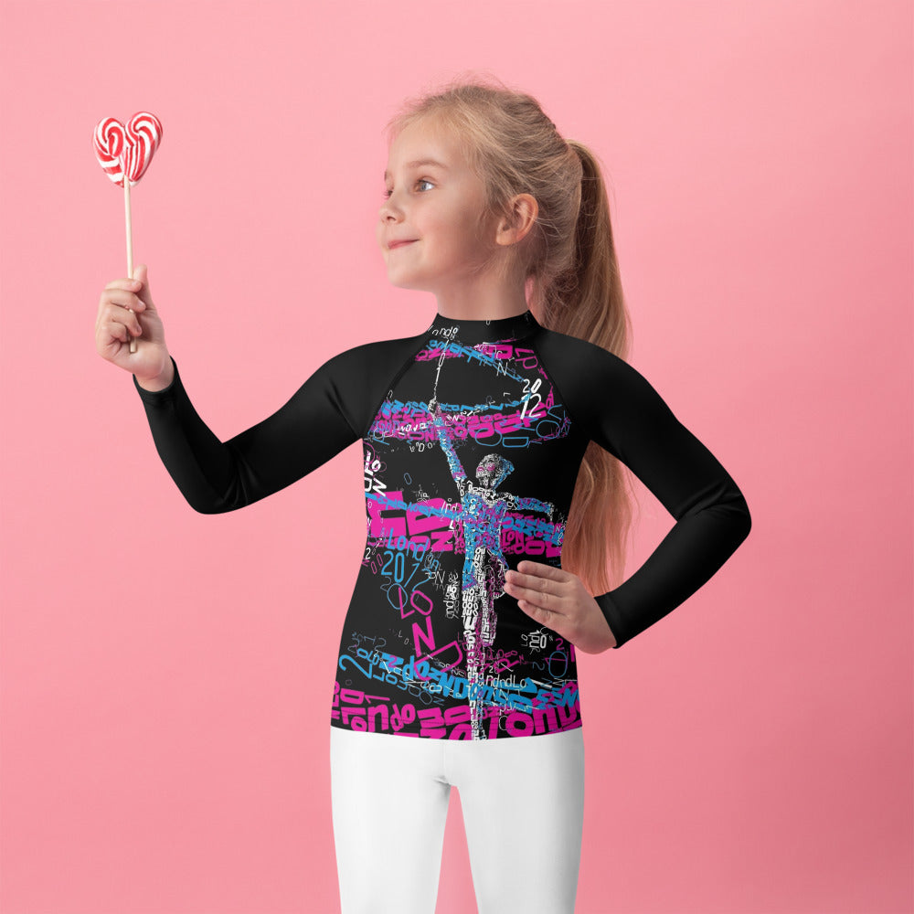 SUPA gymnastics Kids Rash Guard