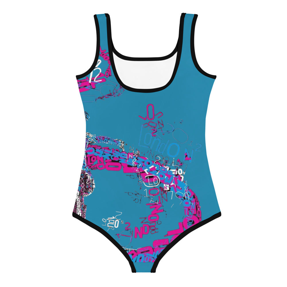 SUPA gymnastics All-Over Print Kids Swimsuit