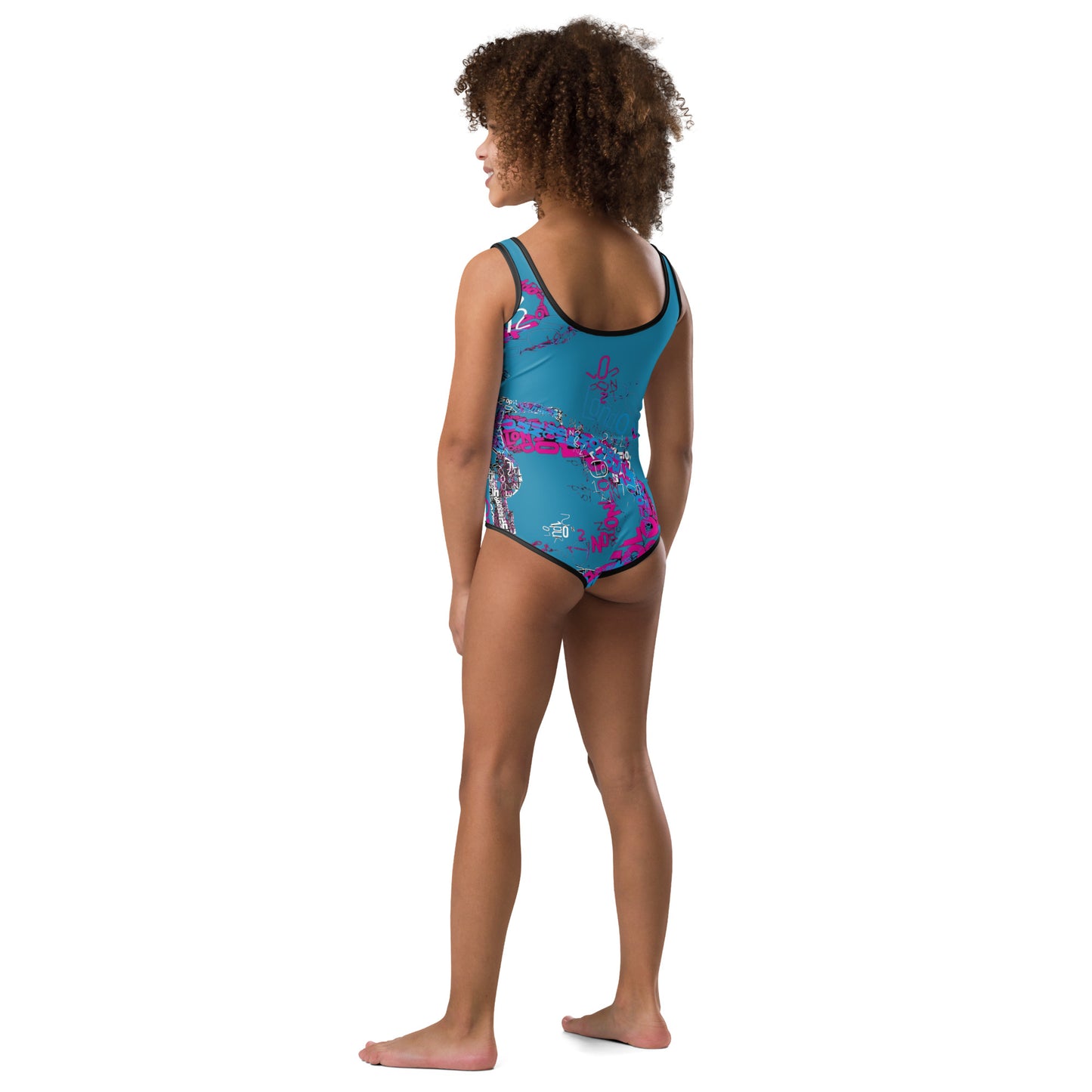 SUPA gymnastics All-Over Print Kids Swimsuit