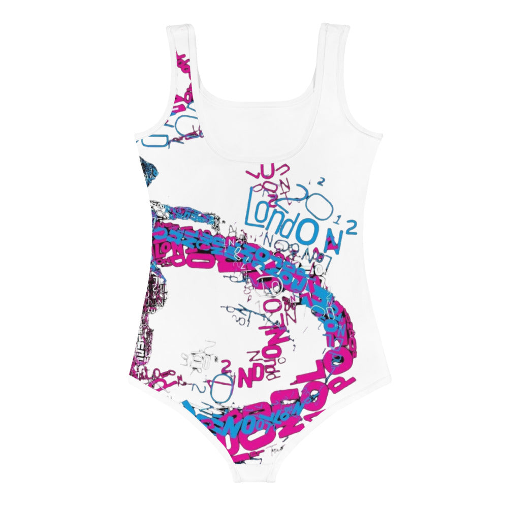 SUPA gymnastics All-Over Print Kids Swimsuit