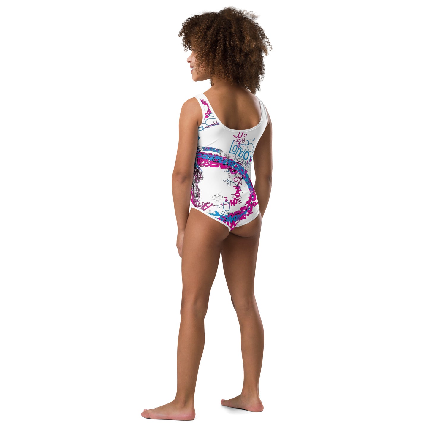 SUPA gymnastics All-Over Print Kids Swimsuit