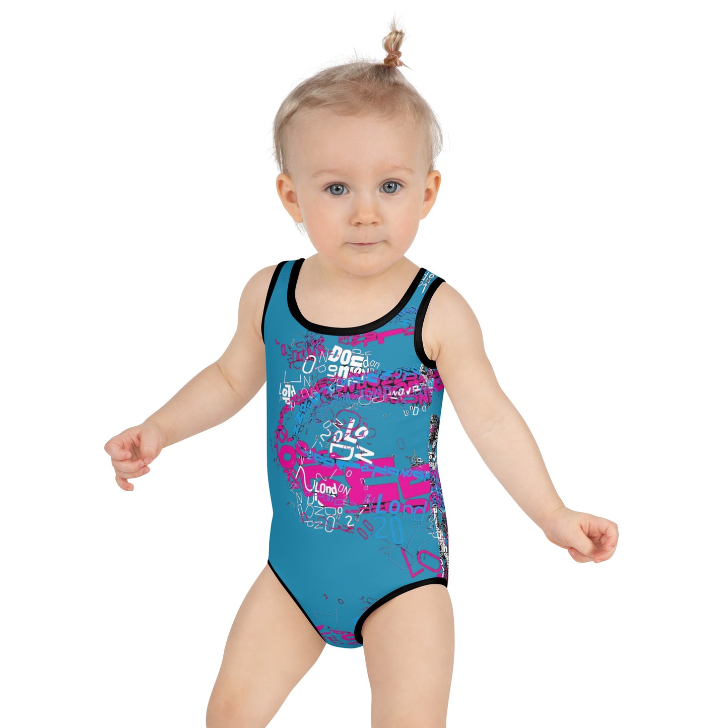 SUPA gymnastics All-Over Print Kids Swimsuit