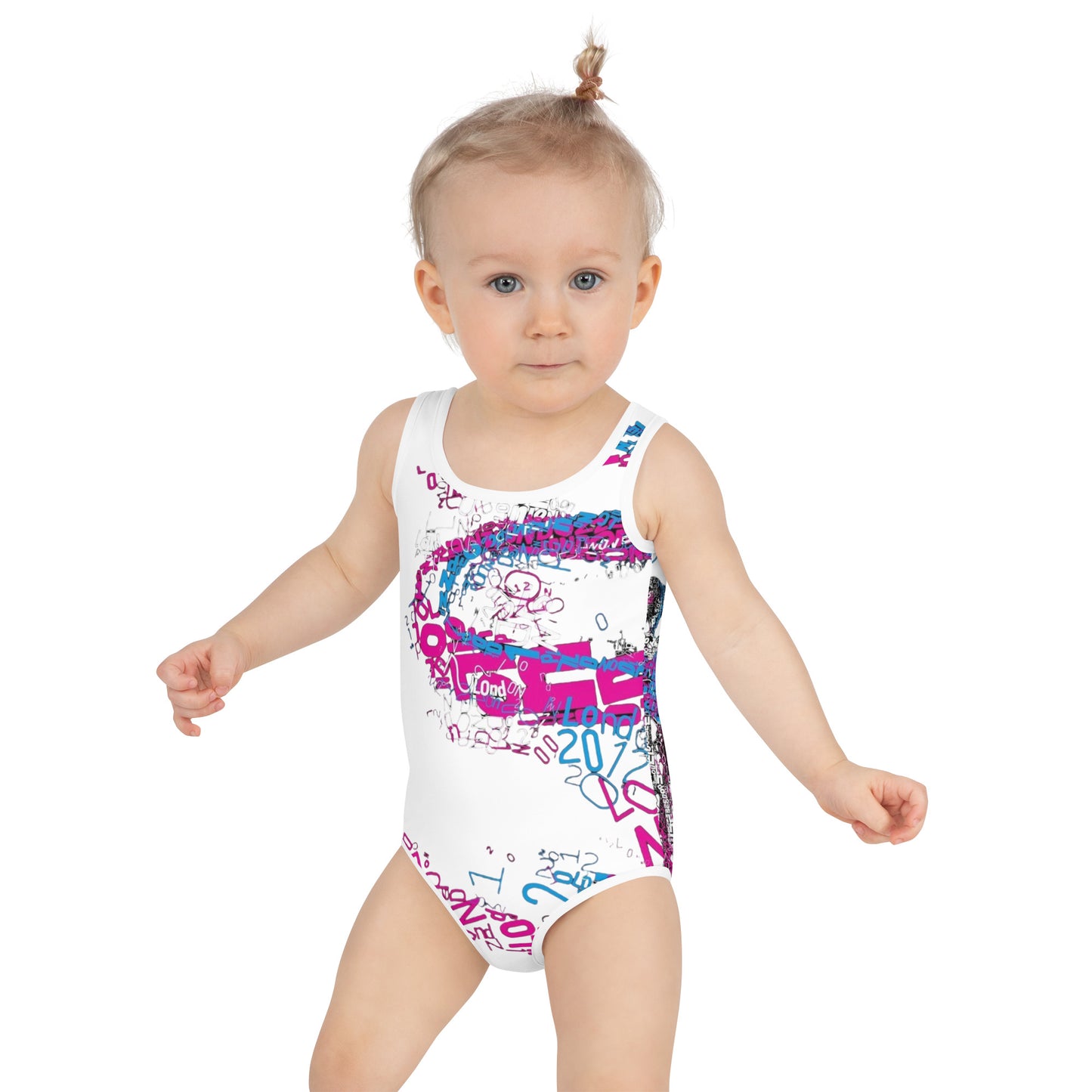 SUPA gymnastics All-Over Print Kids Swimsuit