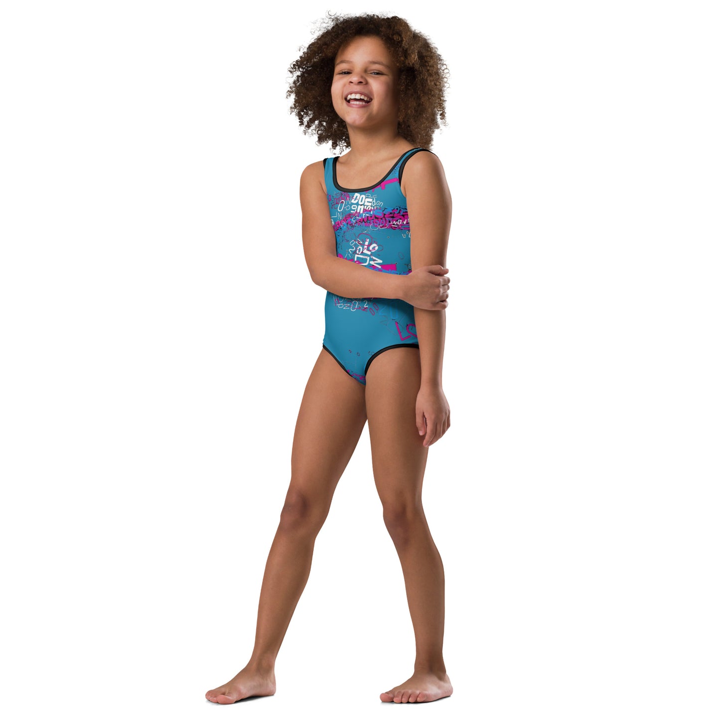 SUPA gymnastics All-Over Print Kids Swimsuit