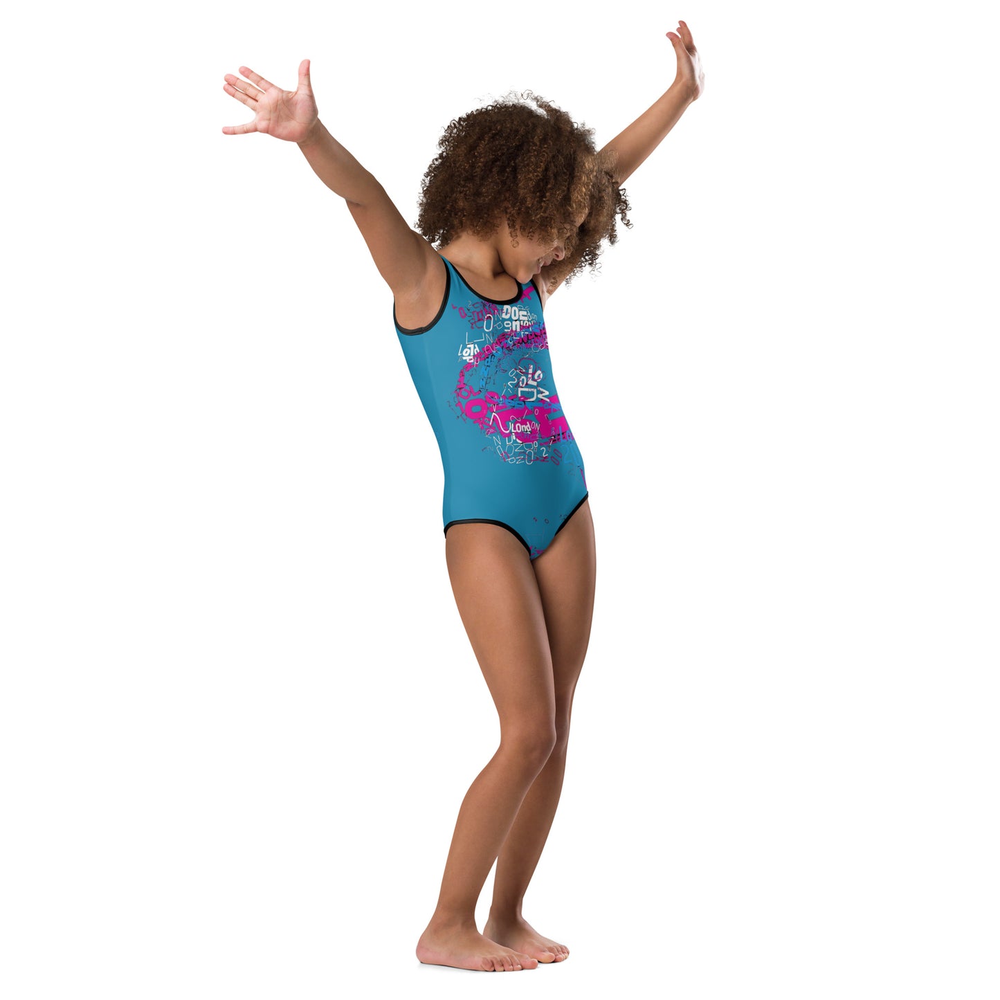 SUPA gymnastics All-Over Print Kids Swimsuit