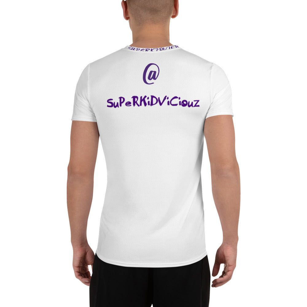 SUPAERKIDVICIOUZ All-Over Print Men's Athletic T-shirt