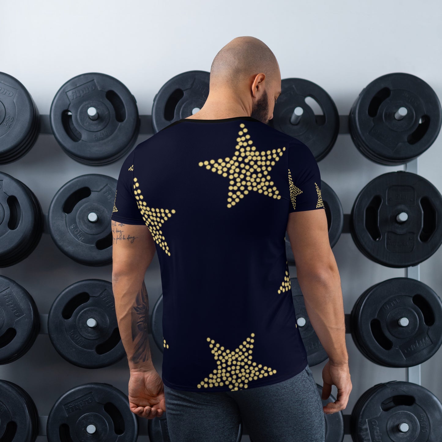 superstar All-Over Print Men's Athletic T-shirt