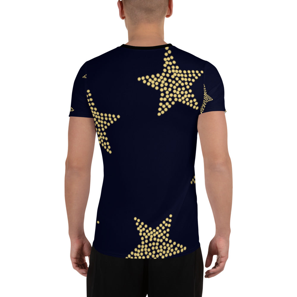 superstar All-Over Print Men's Athletic T-shirt