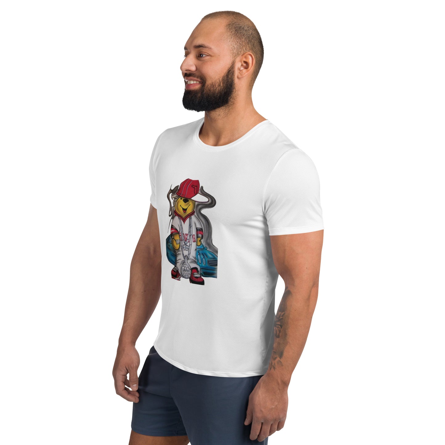SUPA BEAR All-Over Print Men's Athletic T-shirt