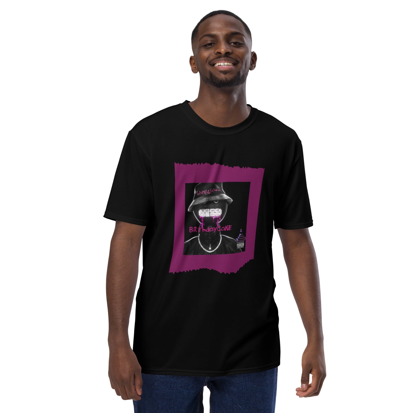 SUPA BIRTHDAY CAKE Men's t-shirt