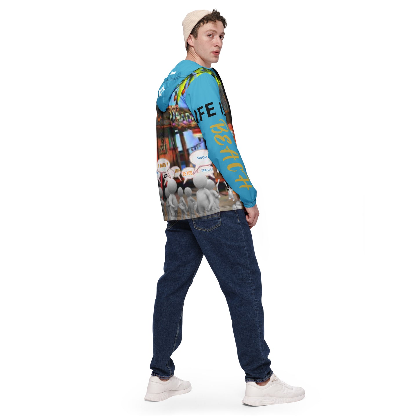 SuPeR BEACH Men’s windbreaker